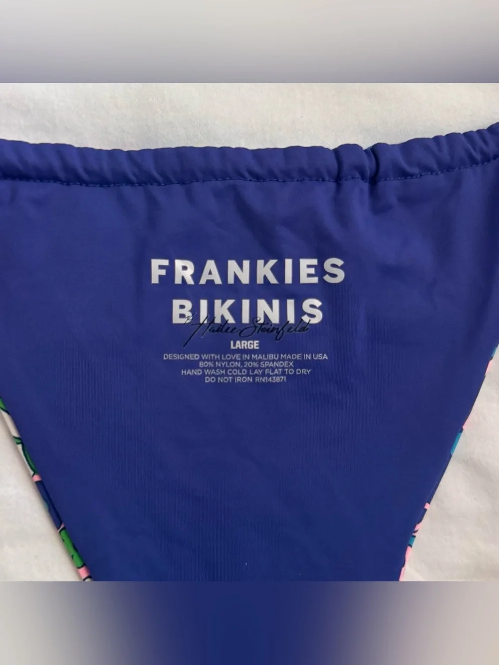 FRANKIES BIKINIS × Hailee Steinfeld tia string bottoms